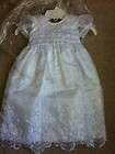 BABY GIRL Christen Gown Blessing Dress white Lace Beaut