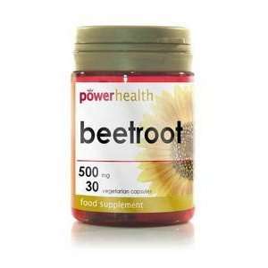  Power Health Beetroot 500mg   30 Capsules Health 