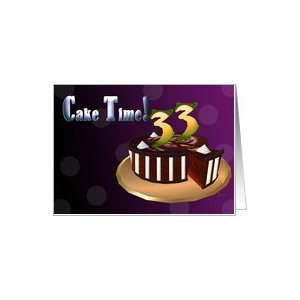  Chocolate Cake meringue stripes CAKE TIME Happy 33rd 