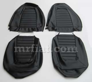 Fiat X1/9 Black Seat Covers Set New  