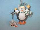 snowmate christmas penguin ornament by gund 