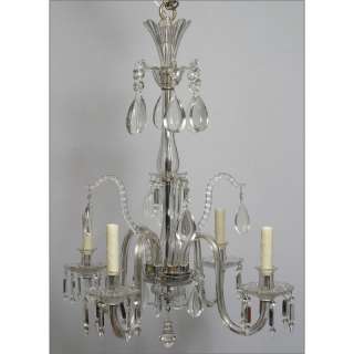 Original Baccarat Crystal chandelier from the late 1800s. Originally 