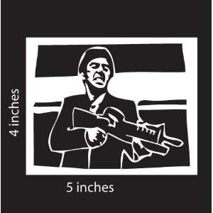  Scarface Sticker Al Pacino Tony Montana Vinyl Decal White 