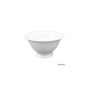  Dover Metals White 8 3/4 Round Porcelain Fiore Bowl 