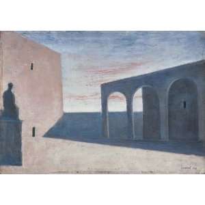   paintings   Carlo Carrà   24 x 16 inches   La loggia