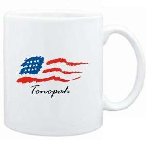  Mug White  Tonopah   US Flag  Usa Cities Sports 