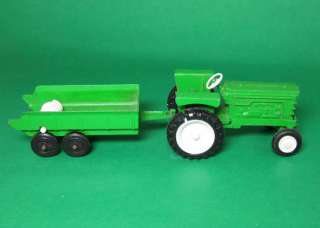 1970s Tootsietoy Farm Tractor With Manure Spreader  