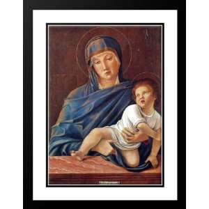  Bellini, Giovanni 19x24 Framed and Double Matted Madonna 