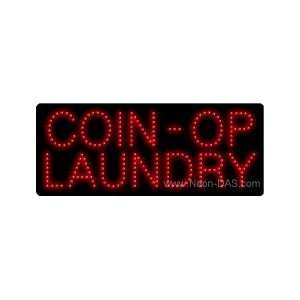  Coin Op Laundry Outdoor LED Sign 13 x 32