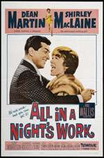 All in a Nights Work 1961 Original Movie Poster  