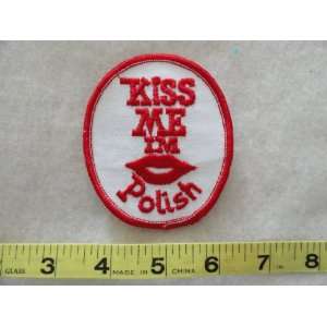 Kiss Me Im Polish Patch