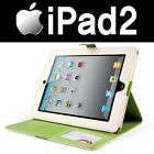 New Apple iPad 2 Two Tone Leather Case Cover Stand