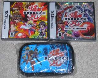 Nintendo DS Lot   BAKUGAN Battle Brawlers & Battle Trainer (New) w 