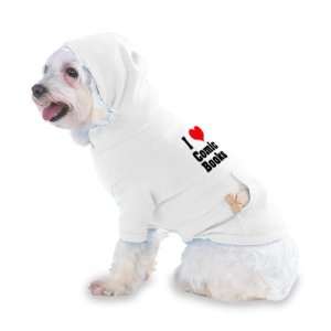  I Love/Heart Comic Books Hooded T Shirt for Dog or Cat X 