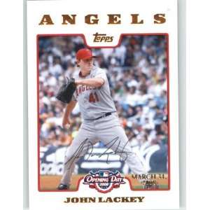  2008 Topps Opening Day GOLD #45 John Lackey   Los Angeles 