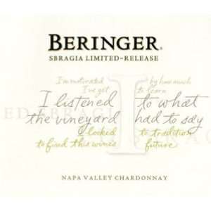  2007 Beringer Sbragia Chardonnay 750ml Grocery 