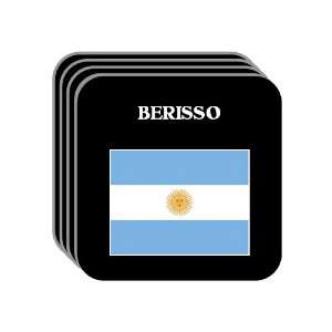  Argentina   BERISSO Set of 4 Mini Mousepad Coasters 