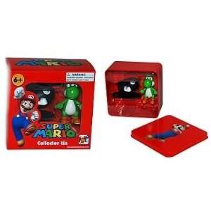  Nintendo Super Mario  Yoshi & Bullet Bill Figure Tin Set Toys & Games