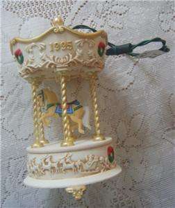 Hallmark Keepsake Christmas Ornament Tobin Fraley Carousel 1995  