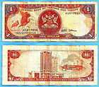 Trinidad Tobago 1 dollar 1985 Prefix KX Signature 7 Fre
