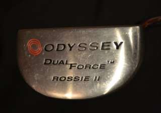 Odyssey Dual Force Rossie II Putter RH 35 Shaft Good Shape  