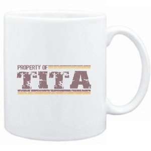  Mug White  Property of Tita   Vintage  Female Names 