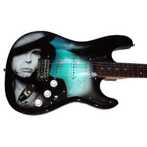  Aerosmith Signed Steven Tyler Airbrush Fender Guitar 