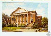 First Baptist Church New Albany MS Union Postcard  