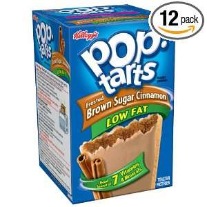 Pop Tarts, Frosted Low Fat Brown Sugar Cinnamon, 8 Count Tarts (Pack 