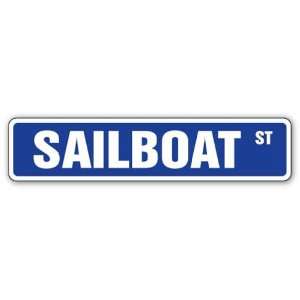   Street Sign beach nautical decor sail boats Patio, Lawn & Garden