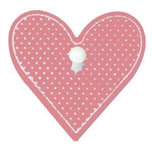  Heart Peg glitter funky Pink By Twelve Timbers Baby
