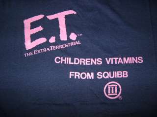 vintage E.T. EXTRA TERRESTRIAL VITAMINS 80S t shirt M  