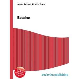  Betaine Ronald Cohn Jesse Russell Books