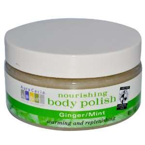   Mint, Nourishing Body Polish, Fair Trade Certified, 8 oz. jar Beauty