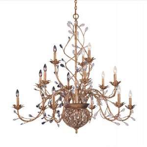  Bethany Etruscan Gold Chandelier