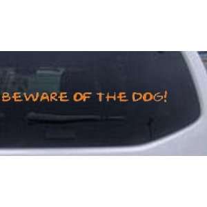 Beware Of The Dog Decal Animals Car Window Wall Laptop Decal Sticker 
