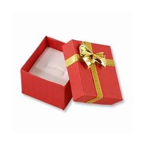  Bow Tie Ring Box   Red Jewelry