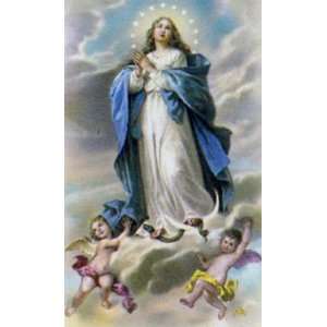  Immaculate Conception Custom Prayer Card 