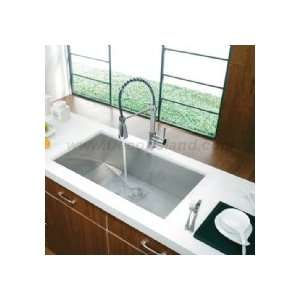  Vigo Industries Undermount Single Bowl Kitchen Sink and Faucet 