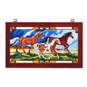  Horses   Art Panel by Joan Baker