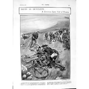  1901 Boer War Soldiers Bicyclists Pretoria Burlreigh Devon 