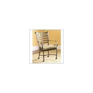  Riverside Furniture Stone Forge Caster Arm Chair