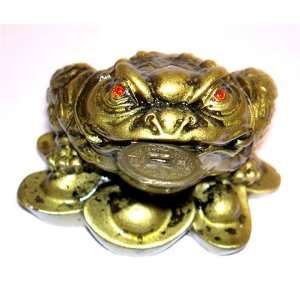  Feng Shui Money Frog Three Legged Toad Money Wealth H17012 