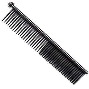   Tapered Pet Comb with Coarse Teeth, Medium, 7 1/2 Inch