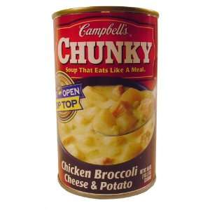Campbells Chunky Chicken Broccoli Cheese with Potato Soup 18.8 oz 