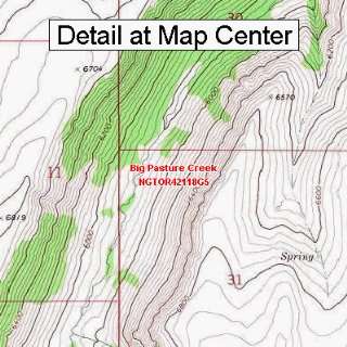   Map   Big Pasture Creek, Oregon (Folded/Waterproof)