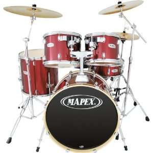  Mapex QR Standard Drum Set Box 2 of 2, Burgundy Steel 