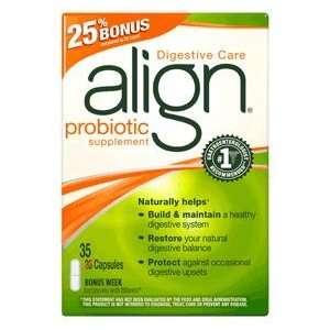  Align digestive care probiotic supplement capsules   35 ea 
