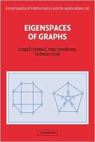 Eigenspaces of Graphs, (0521057183), Dragos Cvetkovic, Textbooks 