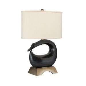  Kichler The Woodlands 1 Light Table Lamp 70688 Charcoal 